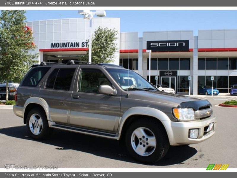 Bronze Metallic / Stone Beige 2001 Infiniti QX4 4x4