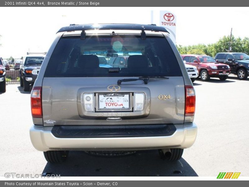 Bronze Metallic / Stone Beige 2001 Infiniti QX4 4x4