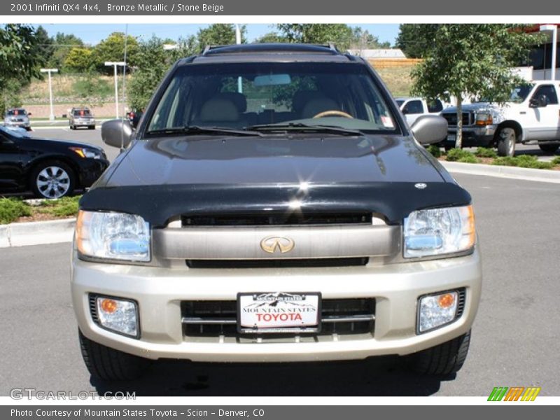 Bronze Metallic / Stone Beige 2001 Infiniti QX4 4x4