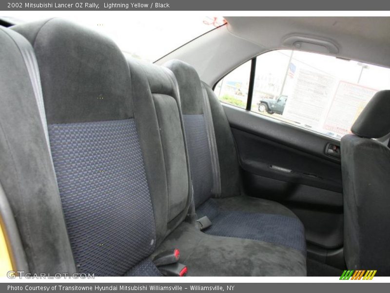 Lightning Yellow / Black 2002 Mitsubishi Lancer OZ Rally