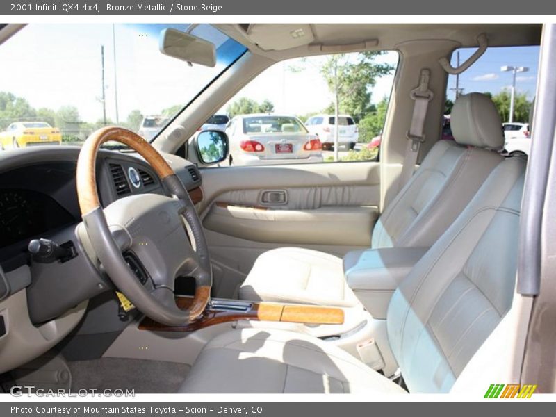Bronze Metallic / Stone Beige 2001 Infiniti QX4 4x4