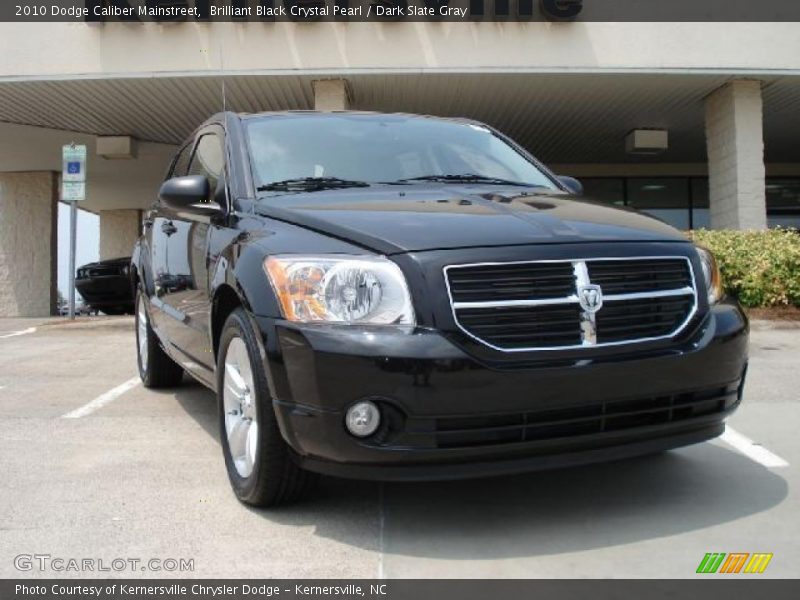 Brilliant Black Crystal Pearl / Dark Slate Gray 2010 Dodge Caliber Mainstreet