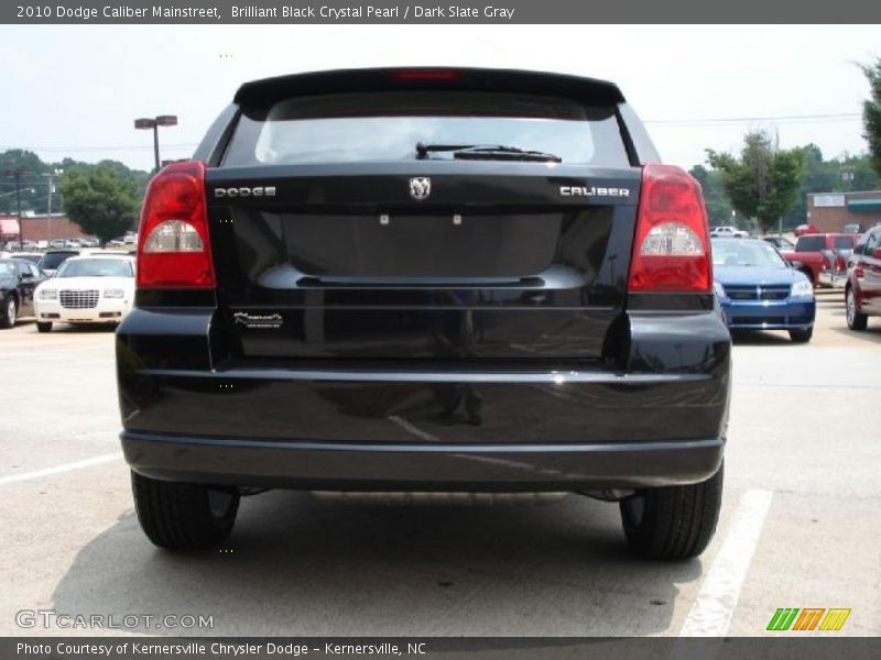 Brilliant Black Crystal Pearl / Dark Slate Gray 2010 Dodge Caliber Mainstreet