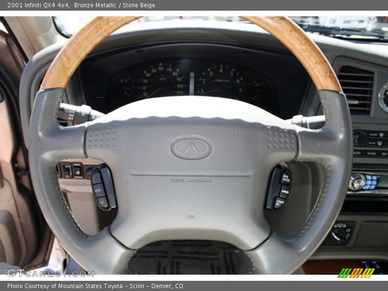 Bronze Metallic / Stone Beige 2001 Infiniti QX4 4x4