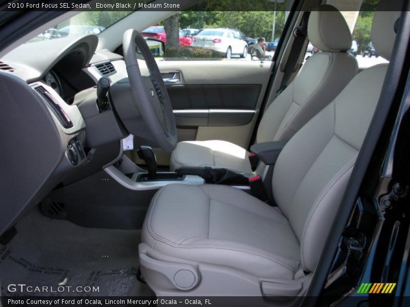 Ebony Black / Medium Stone 2010 Ford Focus SEL Sedan
