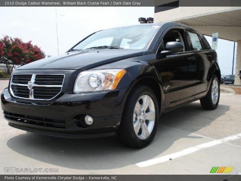 Brilliant Black Crystal Pearl / Dark Slate Gray 2010 Dodge Caliber Mainstreet