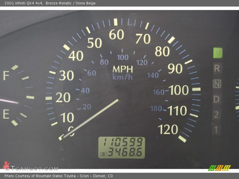 Bronze Metallic / Stone Beige 2001 Infiniti QX4 4x4