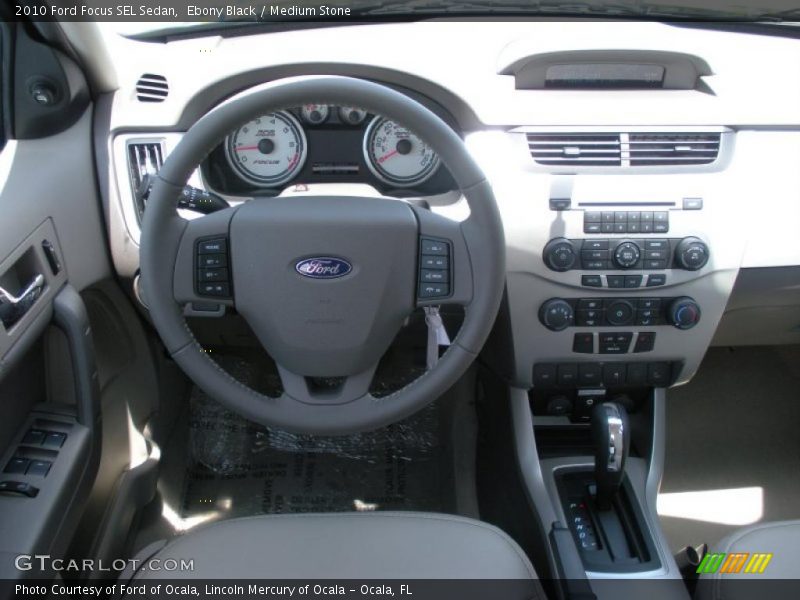 Ebony Black / Medium Stone 2010 Ford Focus SEL Sedan