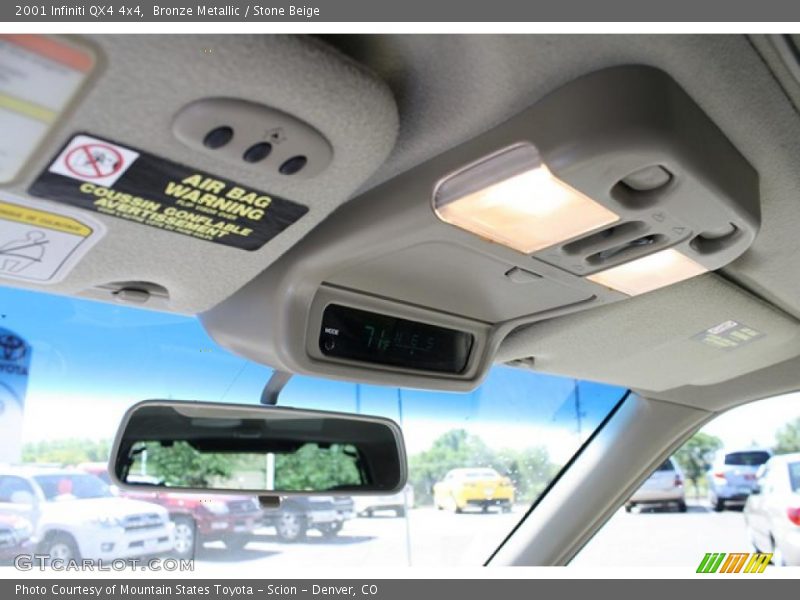 Bronze Metallic / Stone Beige 2001 Infiniti QX4 4x4
