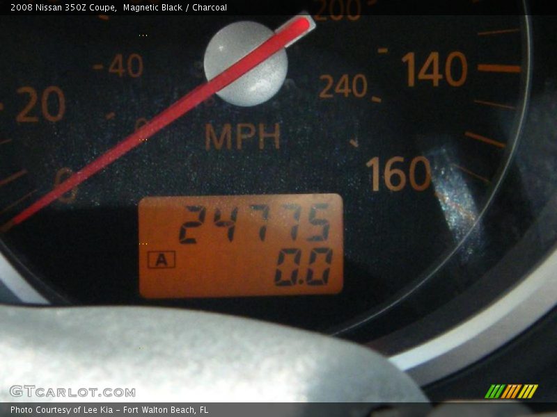 Magnetic Black / Charcoal 2008 Nissan 350Z Coupe