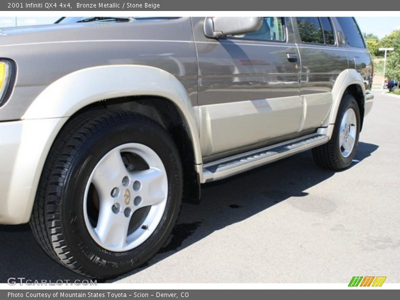 Bronze Metallic / Stone Beige 2001 Infiniti QX4 4x4