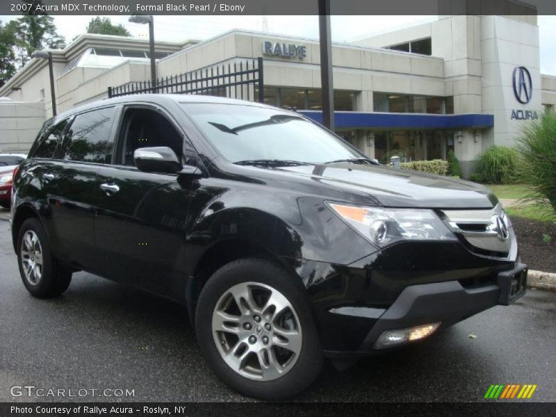 Formal Black Pearl / Ebony 2007 Acura MDX Technology