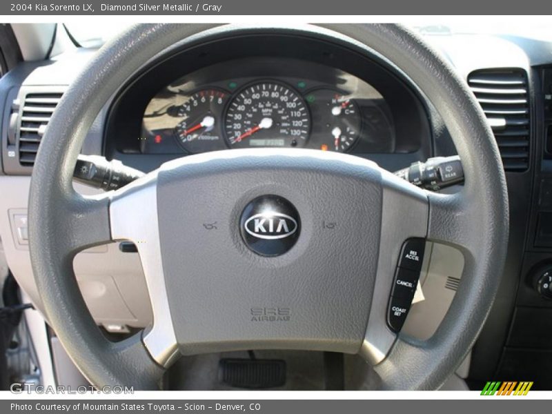 Diamond Silver Metallic / Gray 2004 Kia Sorento LX