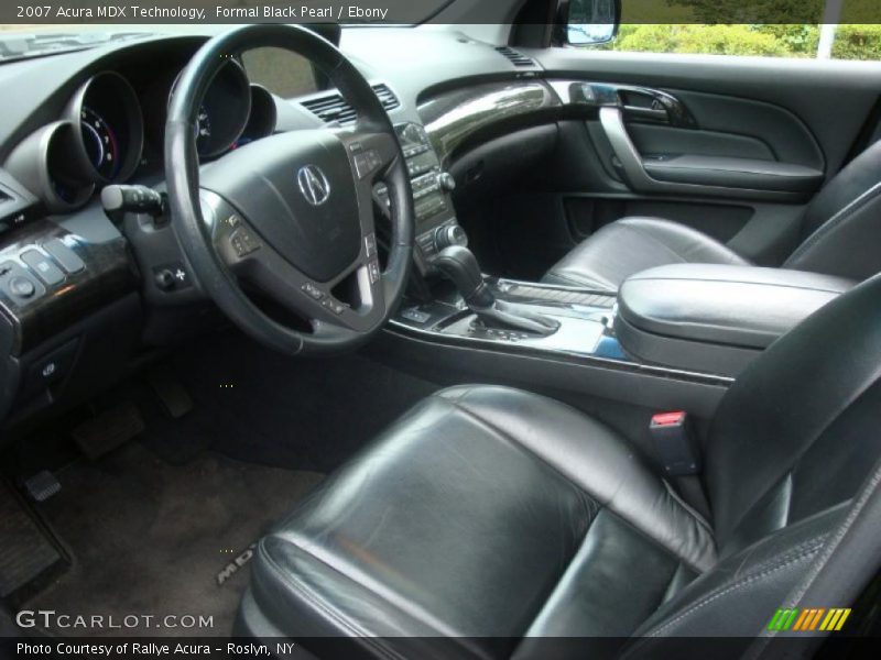Formal Black Pearl / Ebony 2007 Acura MDX Technology