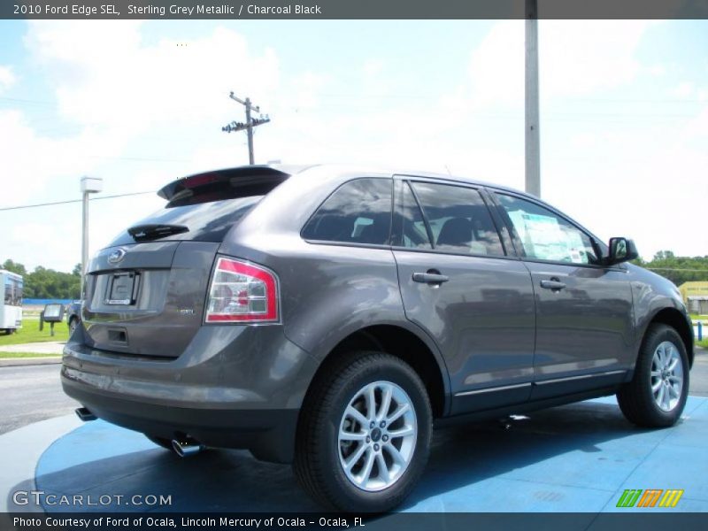 Sterling Grey Metallic / Charcoal Black 2010 Ford Edge SEL
