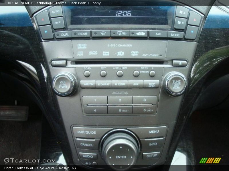 Formal Black Pearl / Ebony 2007 Acura MDX Technology