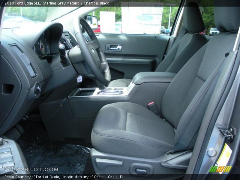 Sterling Grey Metallic / Charcoal Black 2010 Ford Edge SEL