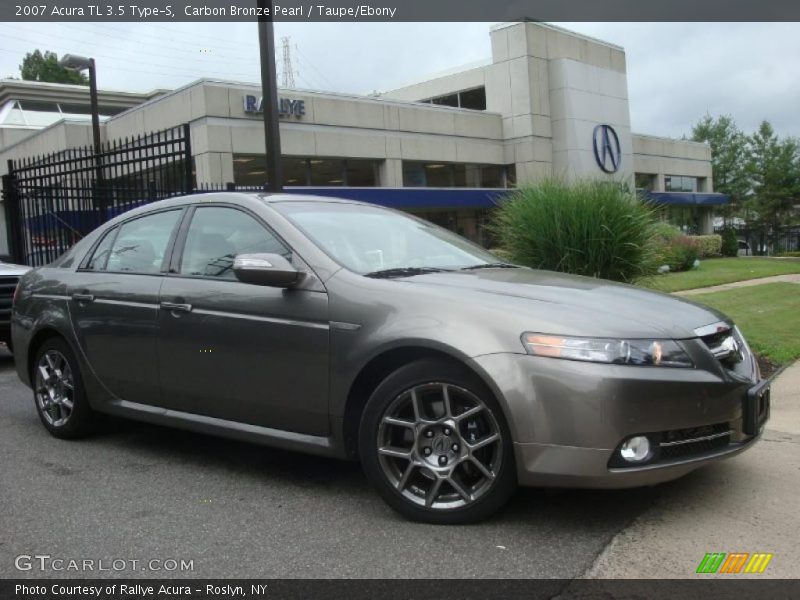 Carbon Bronze Pearl / Taupe/Ebony 2007 Acura TL 3.5 Type-S