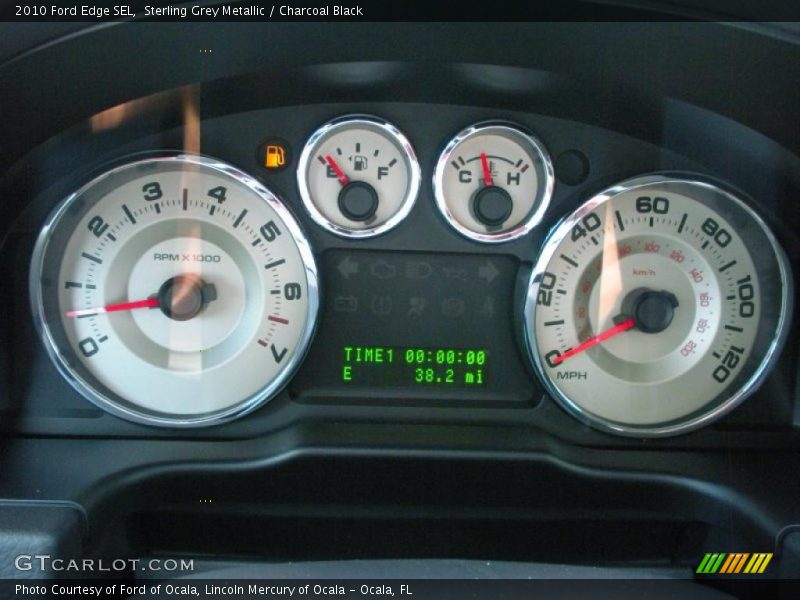 Sterling Grey Metallic / Charcoal Black 2010 Ford Edge SEL