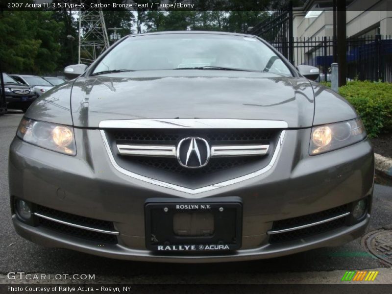 Carbon Bronze Pearl / Taupe/Ebony 2007 Acura TL 3.5 Type-S