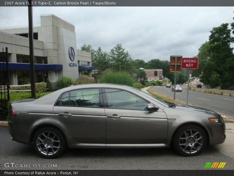 Carbon Bronze Pearl / Taupe/Ebony 2007 Acura TL 3.5 Type-S