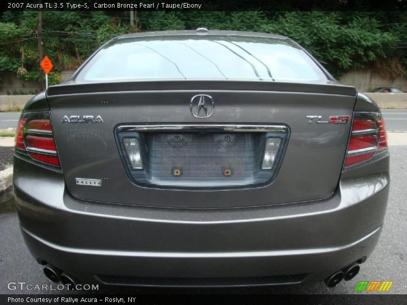 Carbon Bronze Pearl / Taupe/Ebony 2007 Acura TL 3.5 Type-S