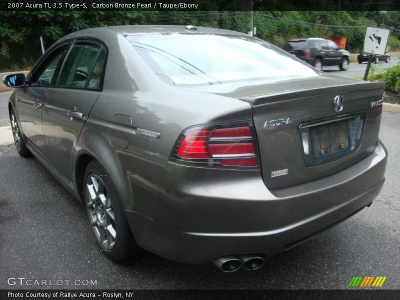 Carbon Bronze Pearl / Taupe/Ebony 2007 Acura TL 3.5 Type-S