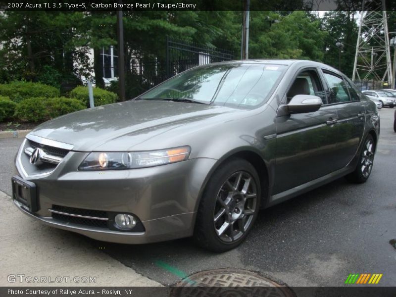 Carbon Bronze Pearl / Taupe/Ebony 2007 Acura TL 3.5 Type-S