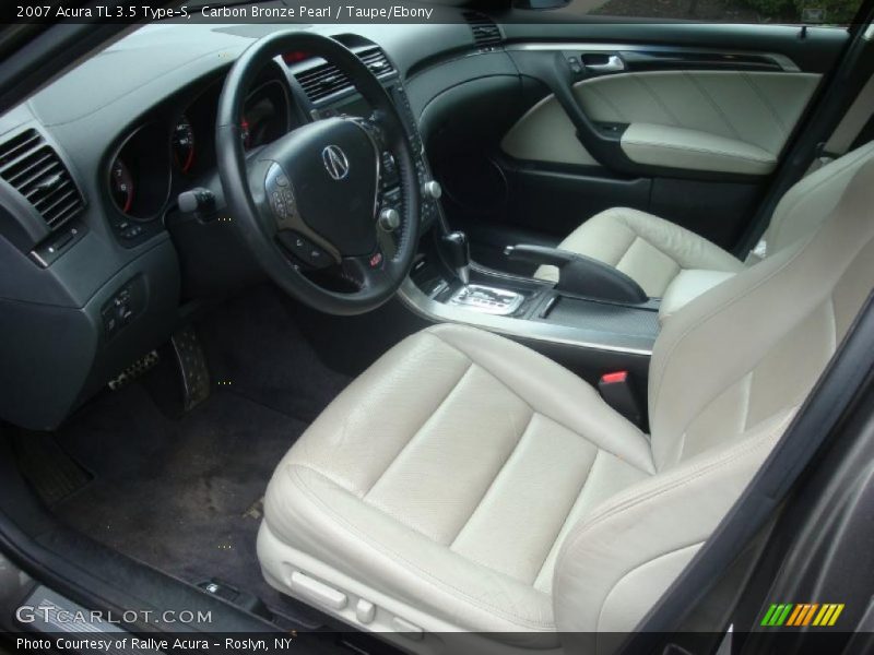 Carbon Bronze Pearl / Taupe/Ebony 2007 Acura TL 3.5 Type-S