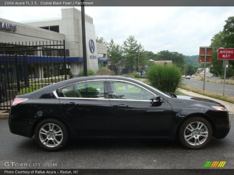 Crystal Black Pearl / Parchment 2009 Acura TL 3.5