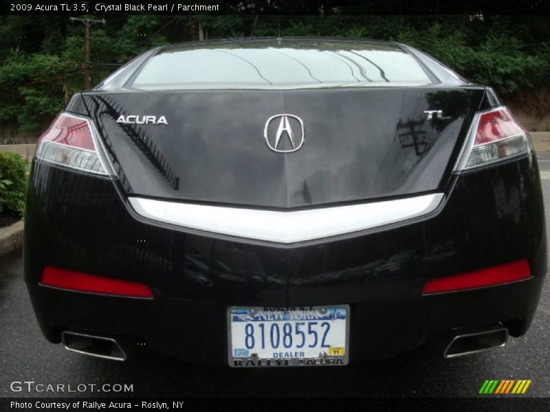 Crystal Black Pearl / Parchment 2009 Acura TL 3.5