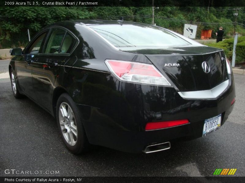 Crystal Black Pearl / Parchment 2009 Acura TL 3.5