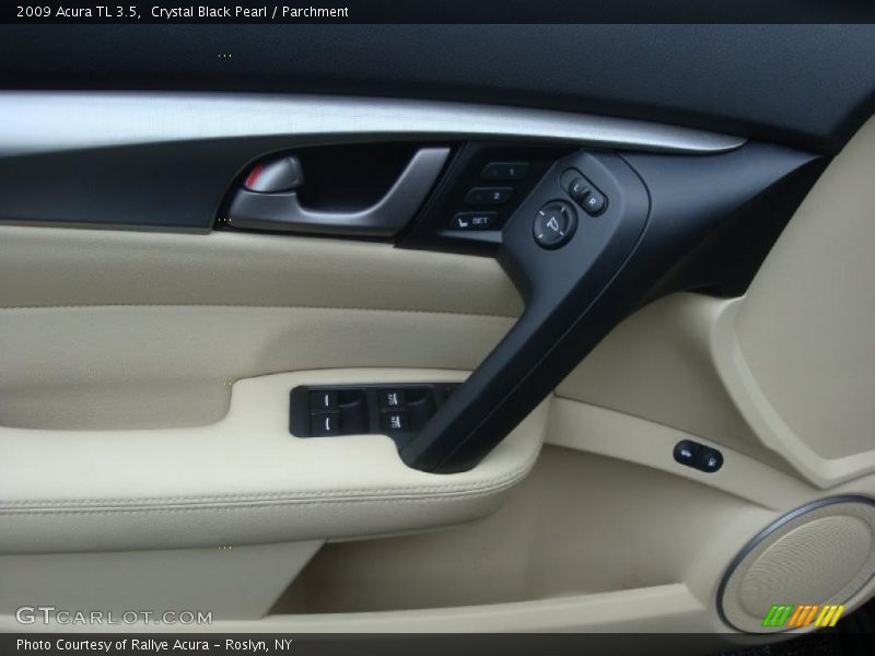 Crystal Black Pearl / Parchment 2009 Acura TL 3.5