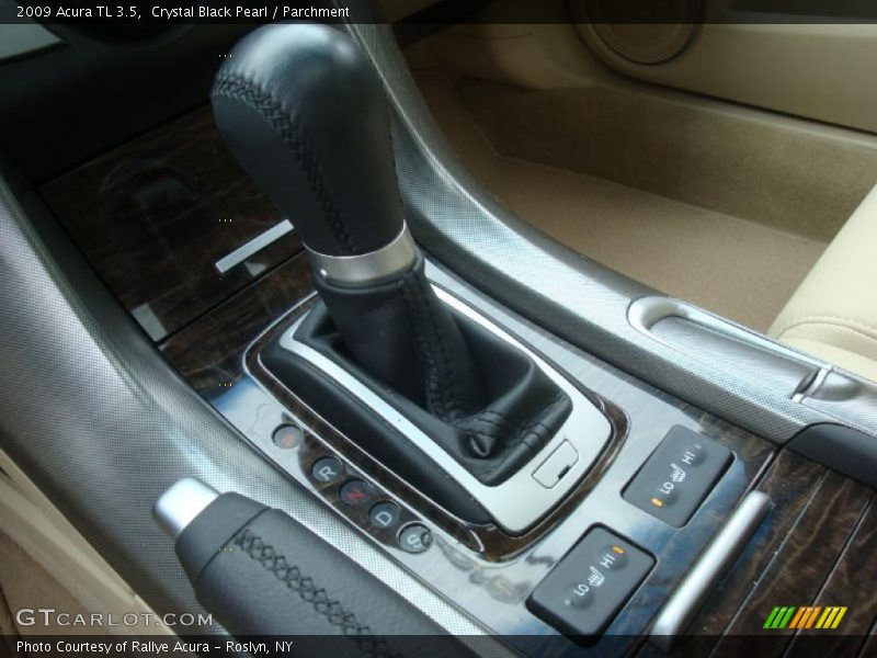 Crystal Black Pearl / Parchment 2009 Acura TL 3.5