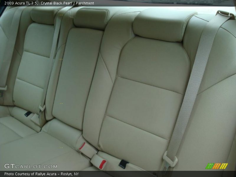 Crystal Black Pearl / Parchment 2009 Acura TL 3.5