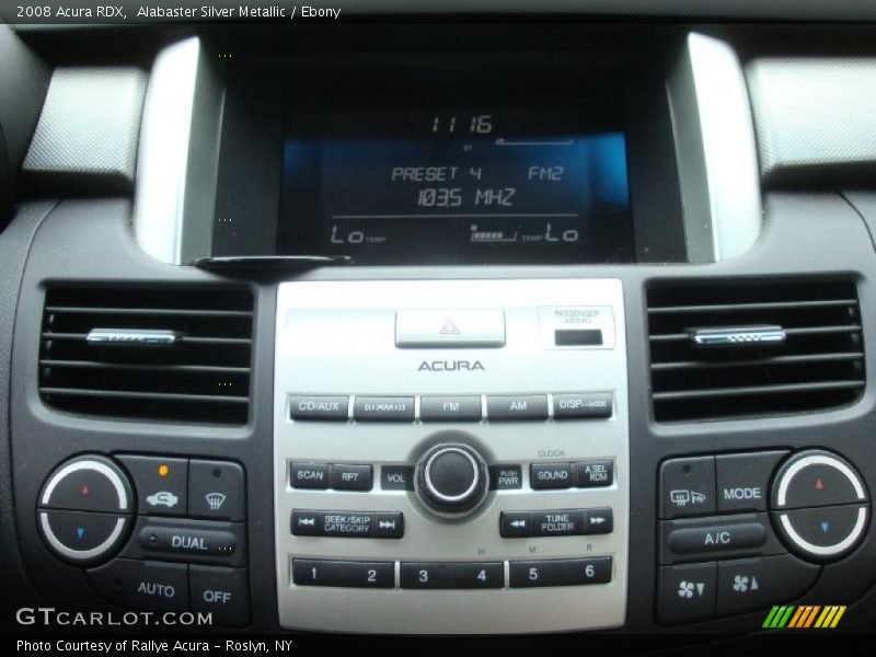 Alabaster Silver Metallic / Ebony 2008 Acura RDX