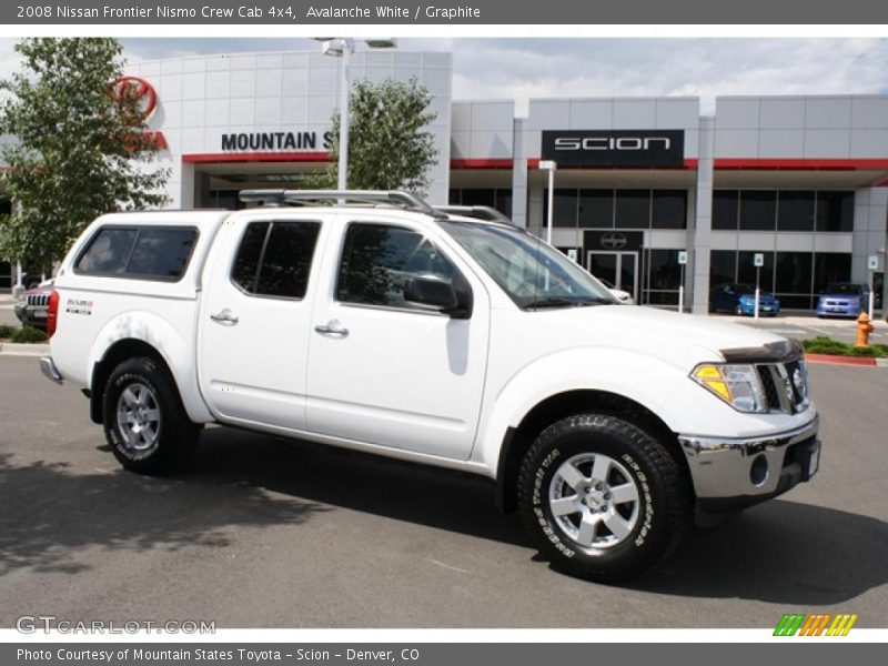Avalanche White / Graphite 2008 Nissan Frontier Nismo Crew Cab 4x4