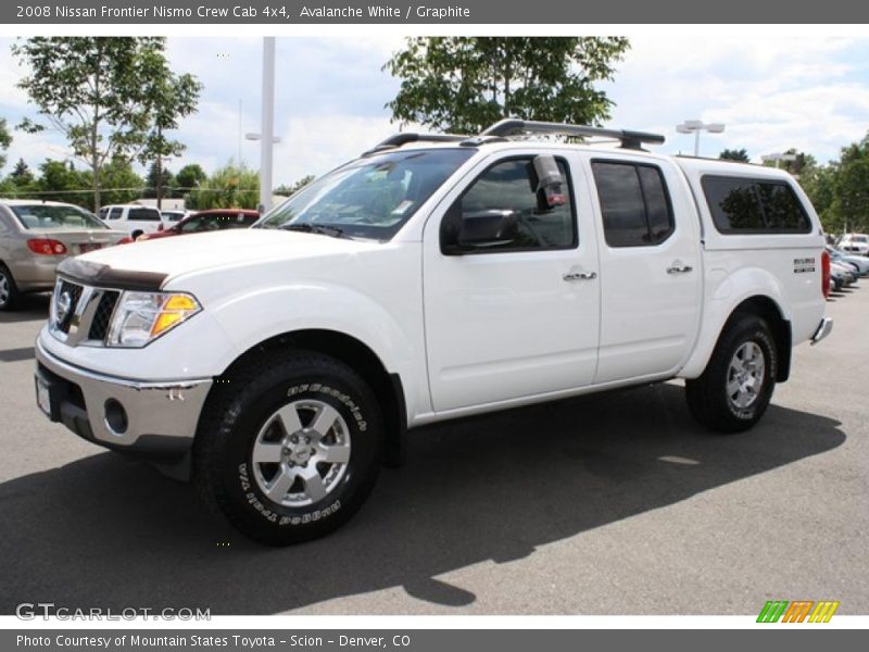 Avalanche White / Graphite 2008 Nissan Frontier Nismo Crew Cab 4x4