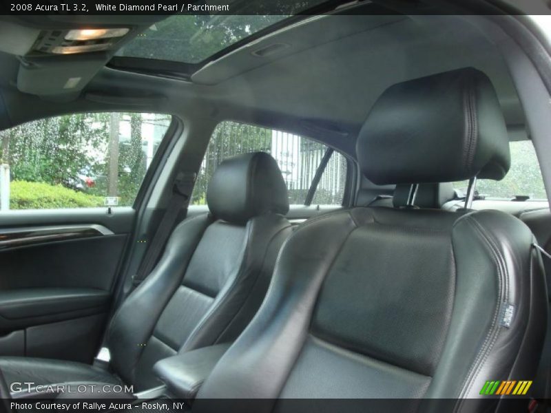 White Diamond Pearl / Parchment 2008 Acura TL 3.2