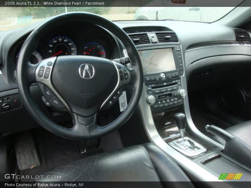 White Diamond Pearl / Parchment 2008 Acura TL 3.2