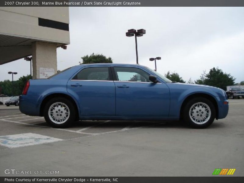 Marine Blue Pearlcoat / Dark Slate Gray/Light Graystone 2007 Chrysler 300