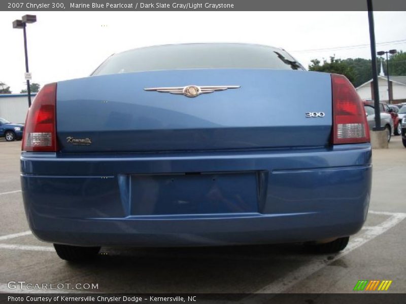 Marine Blue Pearlcoat / Dark Slate Gray/Light Graystone 2007 Chrysler 300