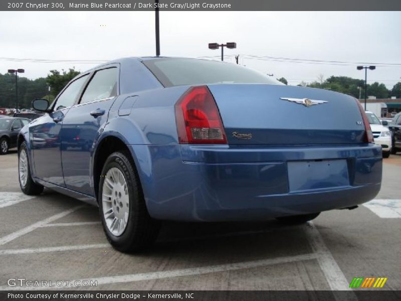 Marine Blue Pearlcoat / Dark Slate Gray/Light Graystone 2007 Chrysler 300