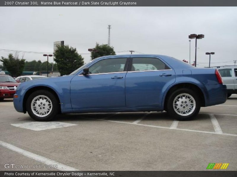 Marine Blue Pearlcoat / Dark Slate Gray/Light Graystone 2007 Chrysler 300