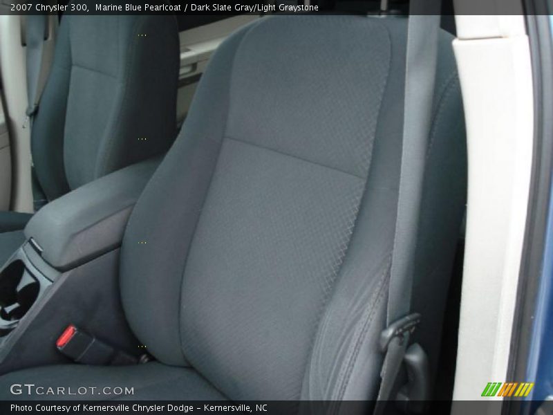 Marine Blue Pearlcoat / Dark Slate Gray/Light Graystone 2007 Chrysler 300