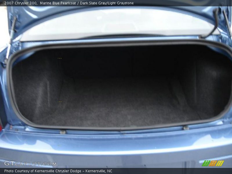 Marine Blue Pearlcoat / Dark Slate Gray/Light Graystone 2007 Chrysler 300
