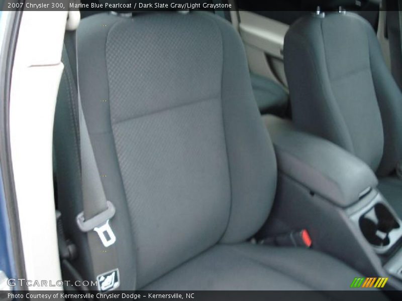 Marine Blue Pearlcoat / Dark Slate Gray/Light Graystone 2007 Chrysler 300