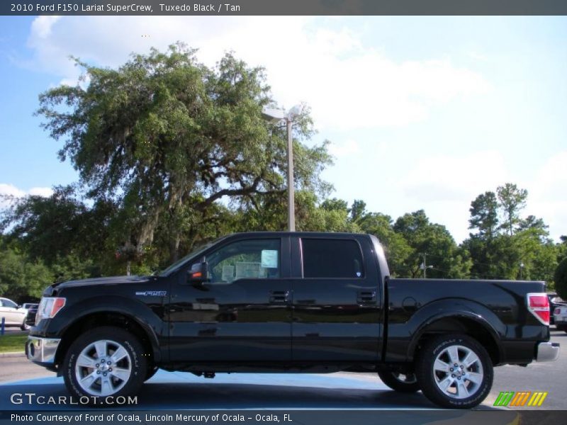 Tuxedo Black / Tan 2010 Ford F150 Lariat SuperCrew