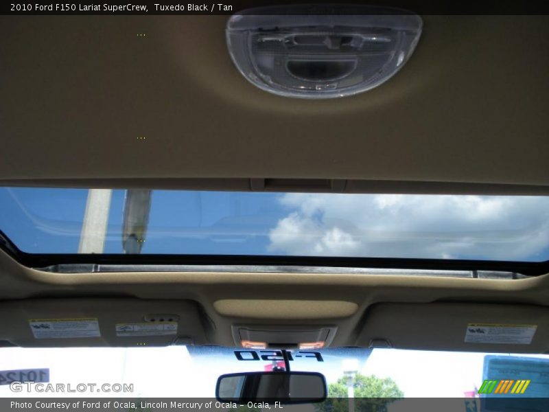 Tuxedo Black / Tan 2010 Ford F150 Lariat SuperCrew