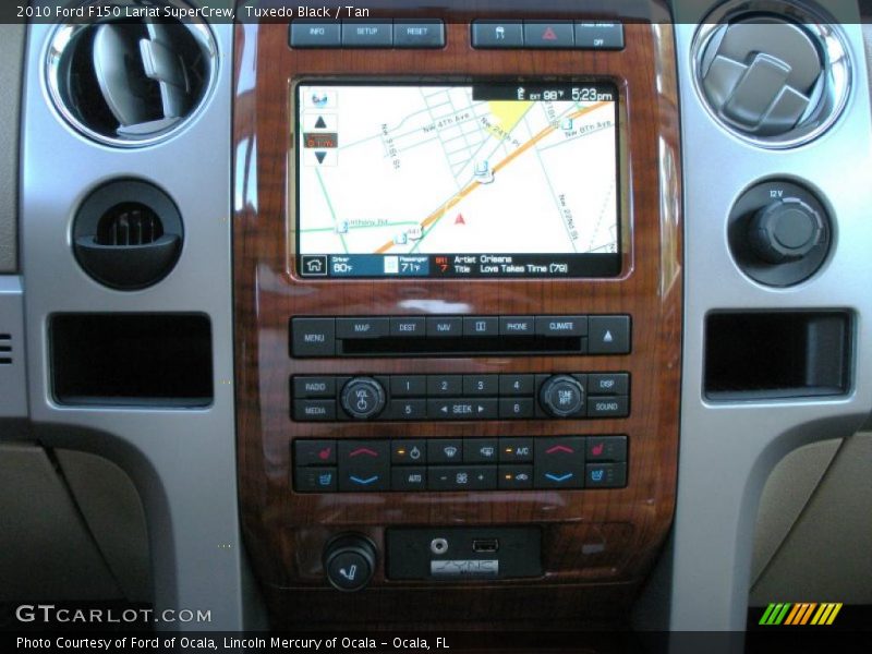 Tuxedo Black / Tan 2010 Ford F150 Lariat SuperCrew